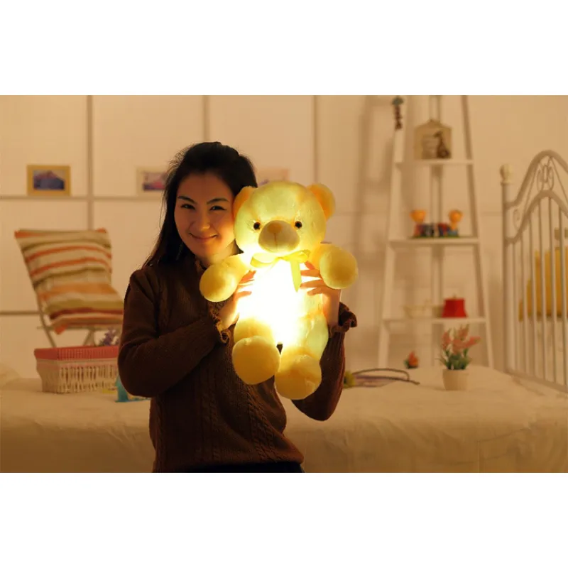 LED Light-Up Teddy Bear Plush Toy - Image 11
