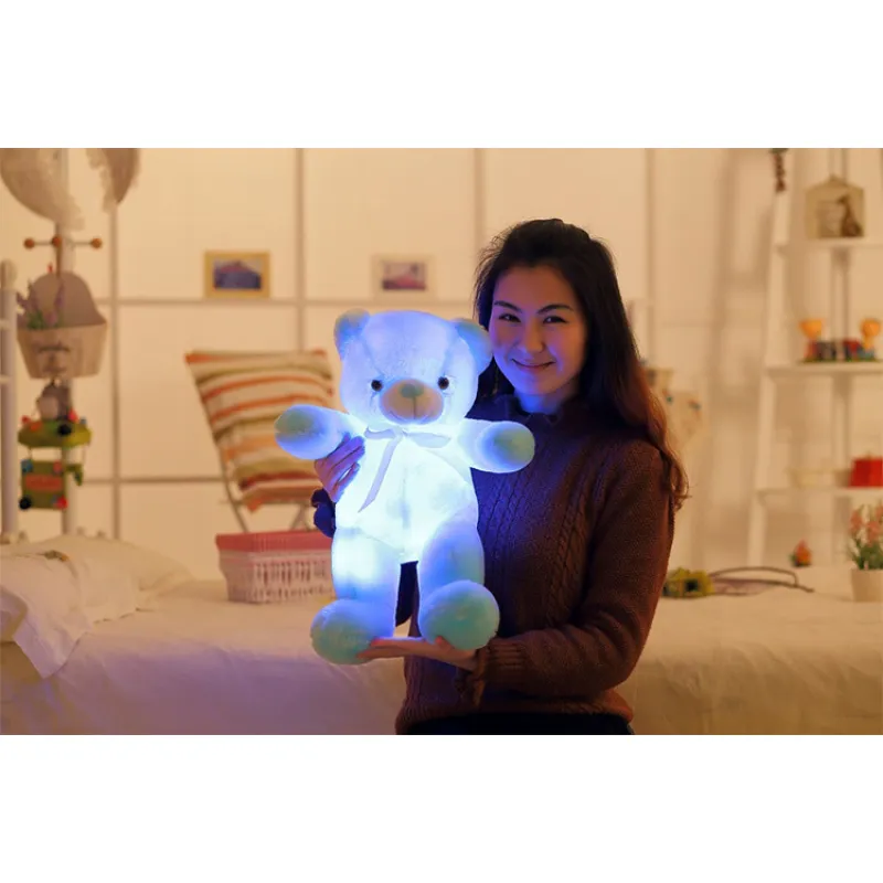 LED Light-Up Teddy Bear Plush Toy - Image 3
