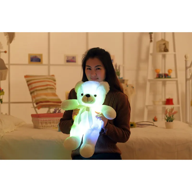 LED Light-Up Teddy Bear Plush Toy - Image 7